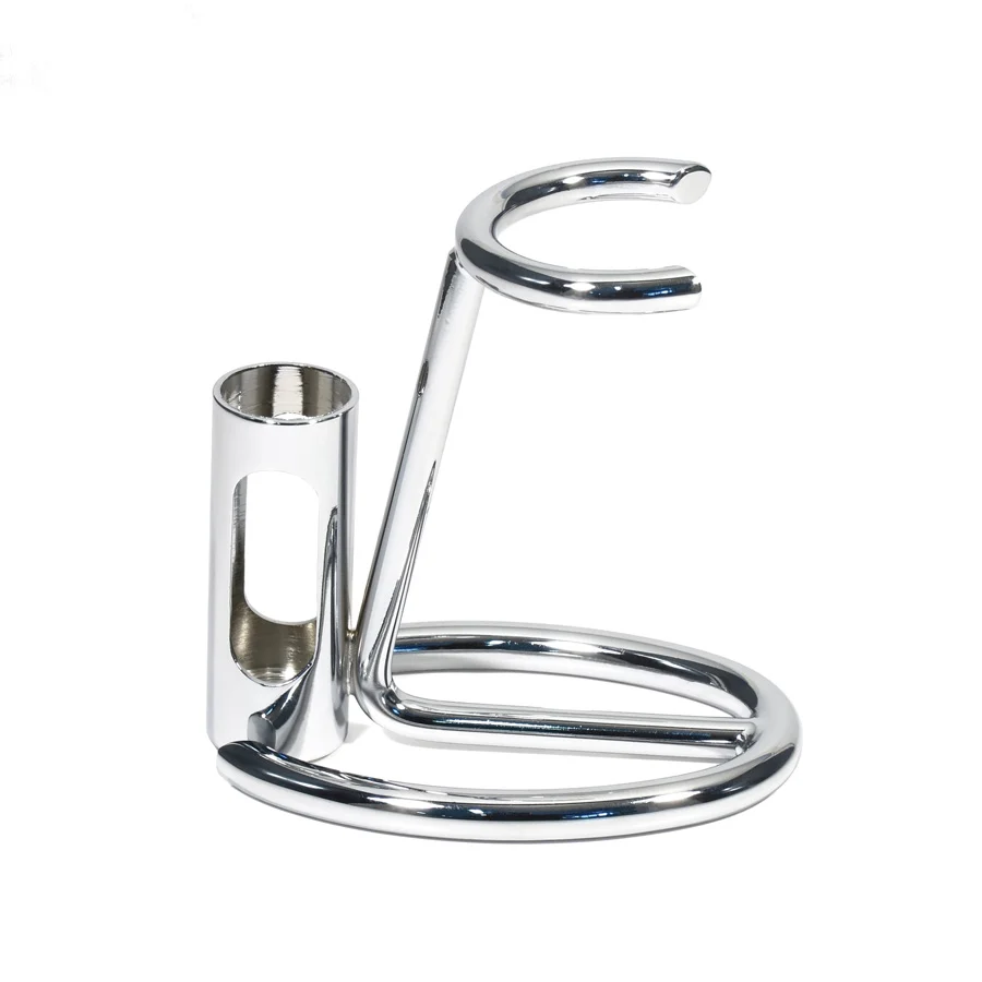 Omega Razor & Brush Stand (Chrome)