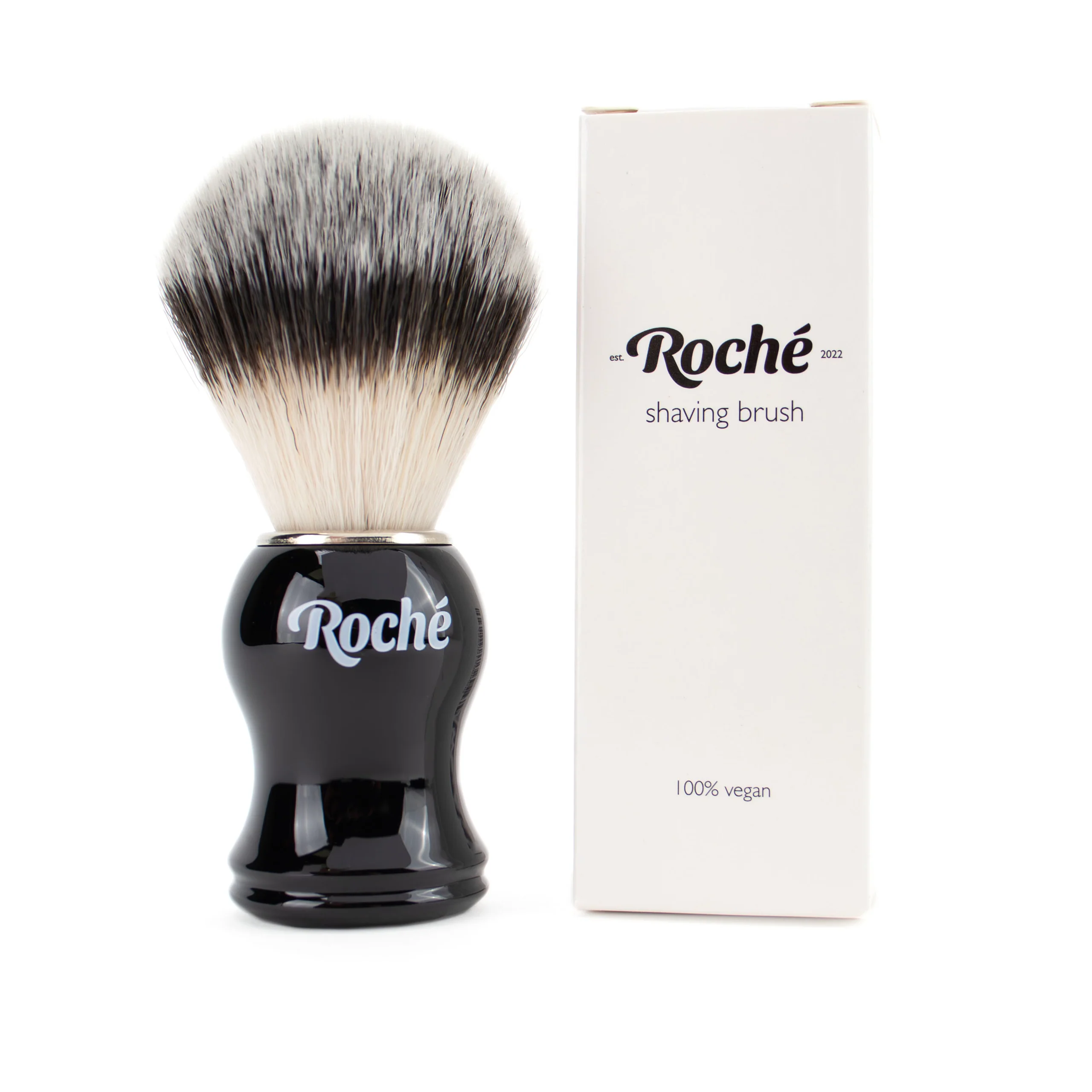 Blaireau de rasage synthétique - Manche en acrylique noir par Cut Throat Razors & Shavettes | Cut Throat Club