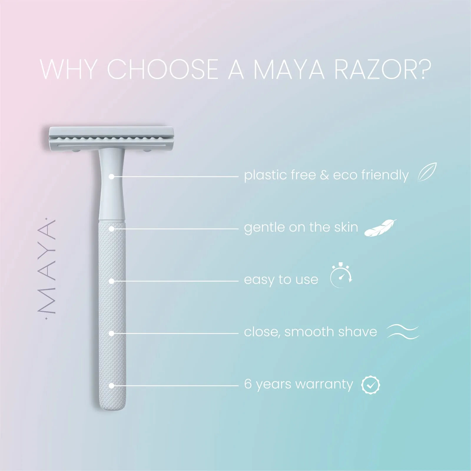 MAYA Razor (Rosa)