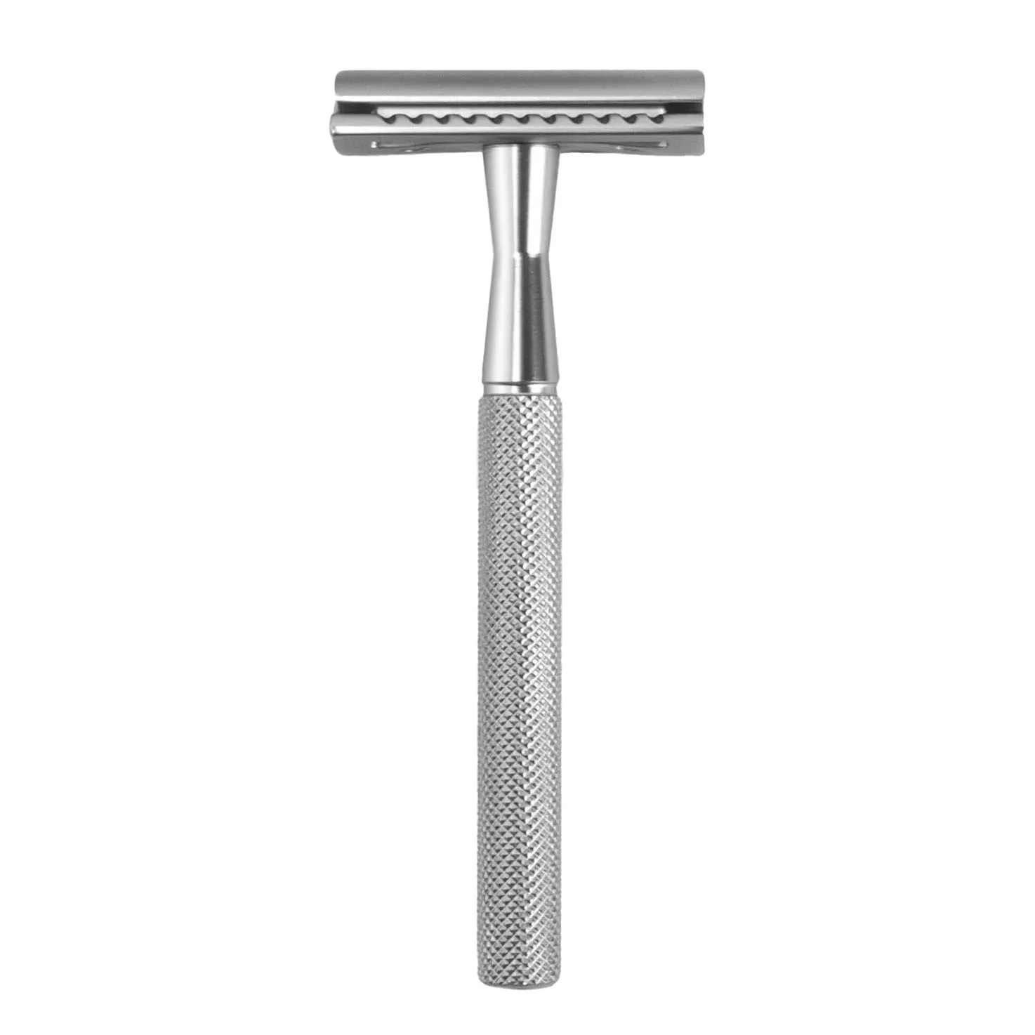Maquinilla de afeitar de seguridad Roche R1 (Plateado) con peine cerrado