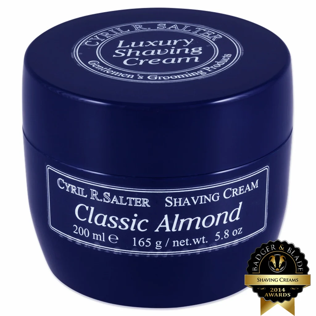 Cyril R. Salter Classic Almond Shaving Cream 165g