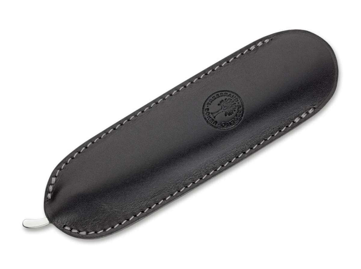 Boker musta nahkalompakko / kotelo Cut Throat Razor -partaveitselle