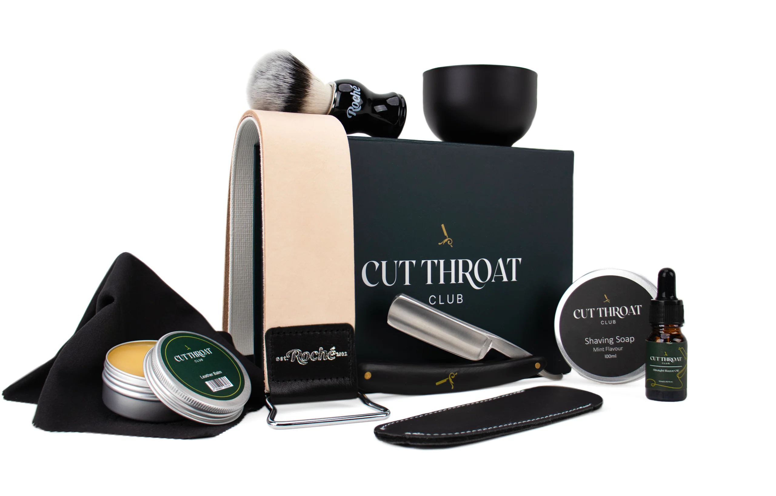 Kit Signature con Rasoio a Mano Libera per Principianti