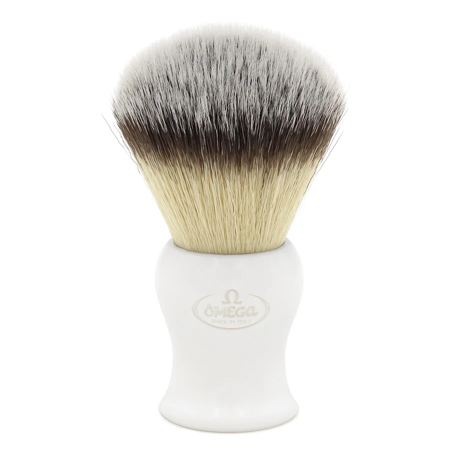 Szczotka z włókna Omega Hi-Brush - biała - 46904