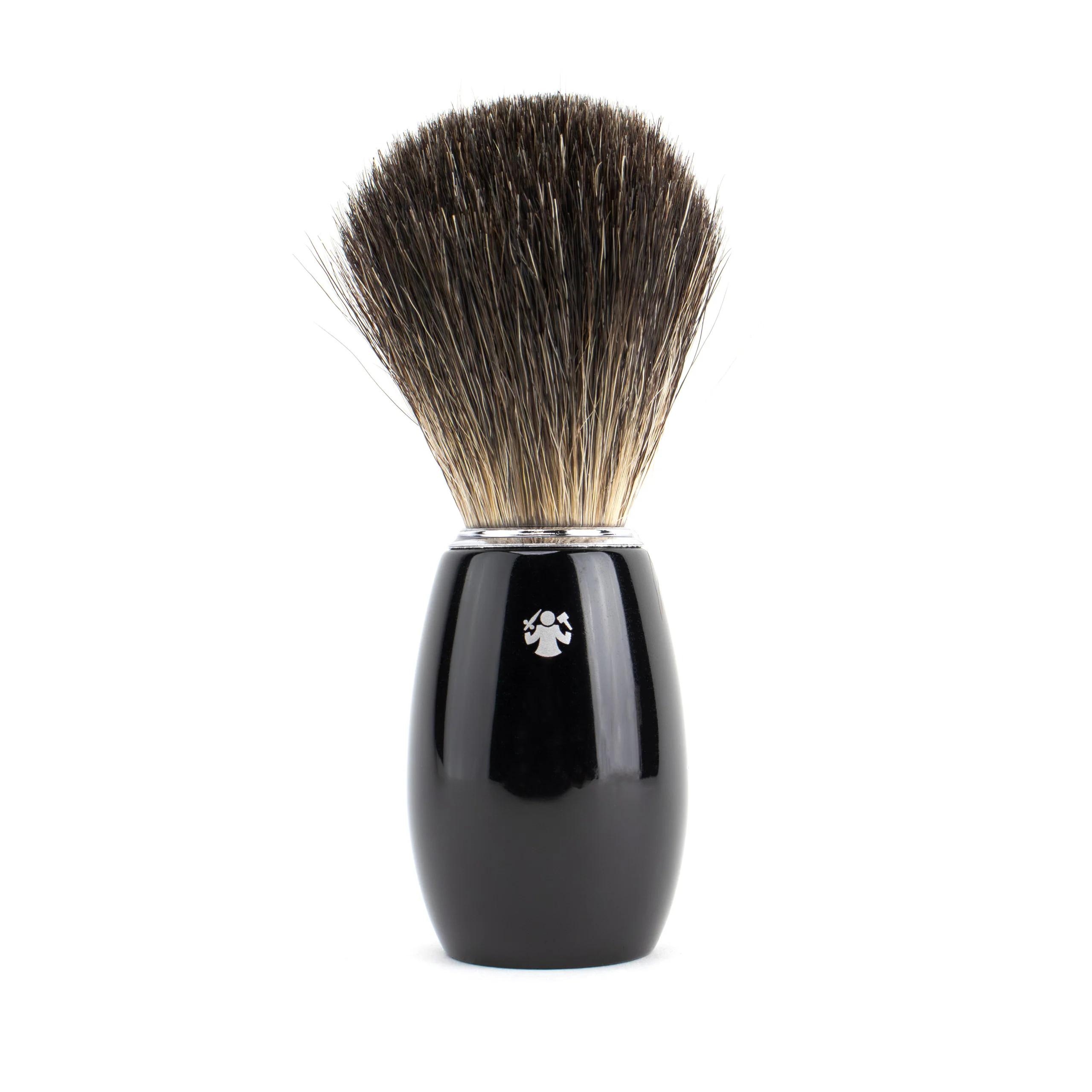 Dovo Black Acrylic barberkost (Pure Badger)