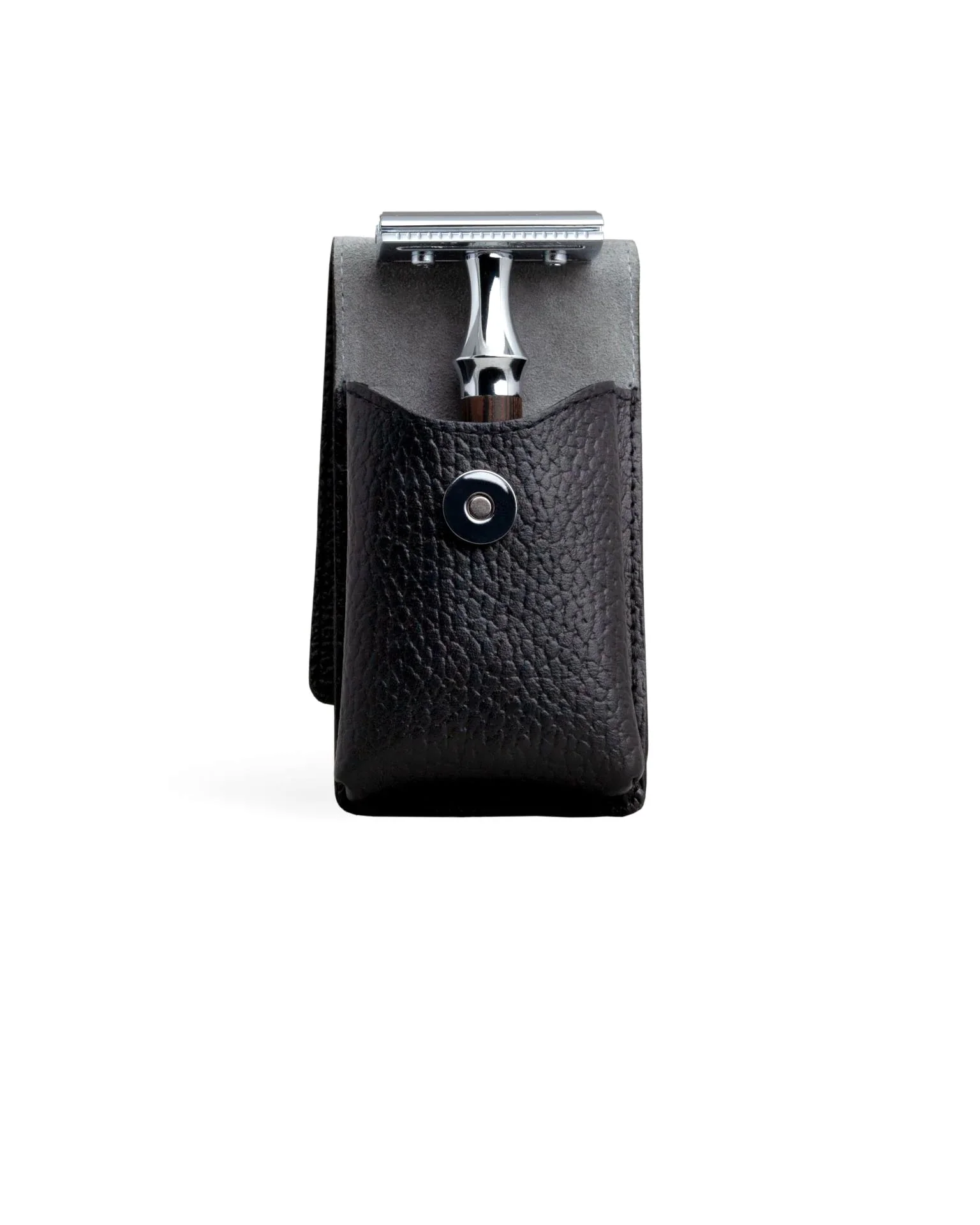 Giesen & Forsthoff Timor¬Æ Leather Case For Safety Razor, Black Leather