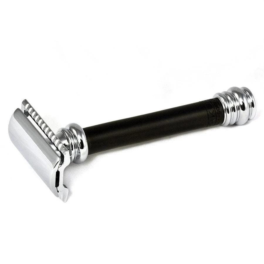 Merkur 38C  Safety Razor - Black Handle