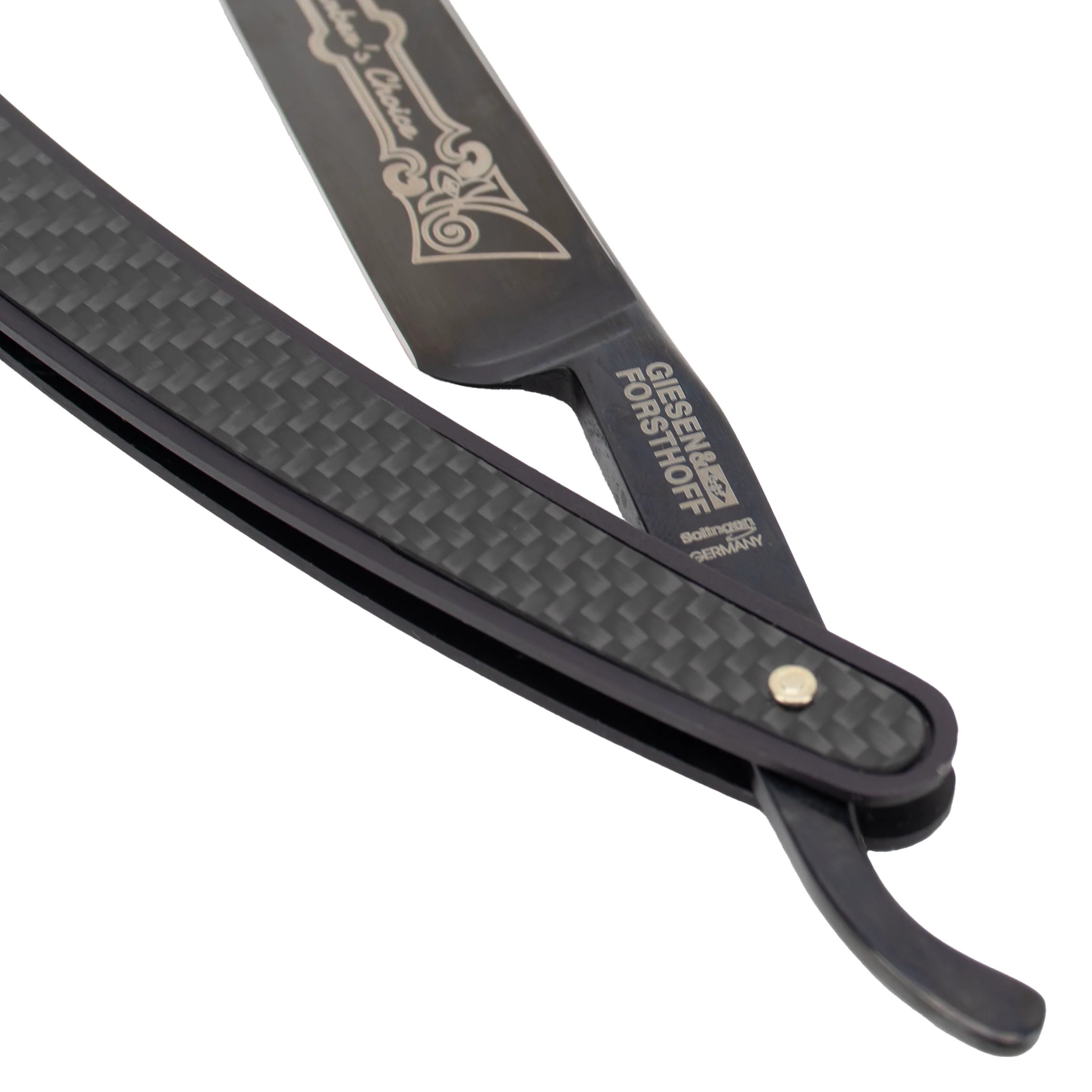 Giesen & Forsthoff 'Barbers Choice'  black Straight Razor