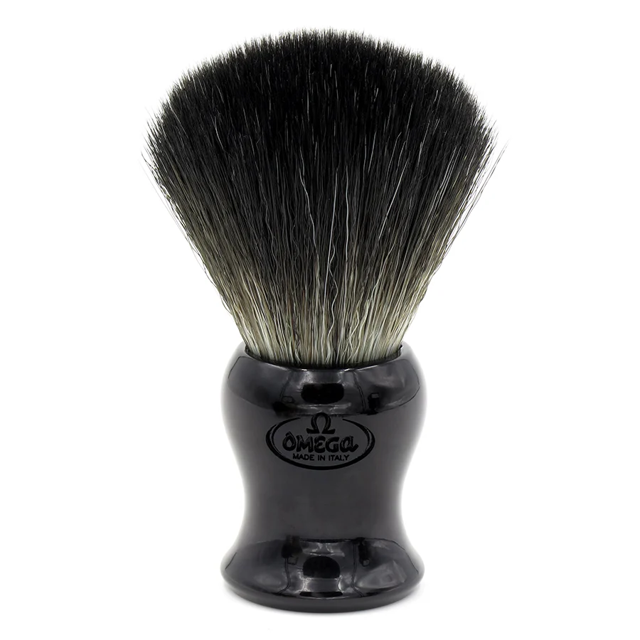 Pędzel do golenia Omega Black Hi-Brush Fibre - 96902
