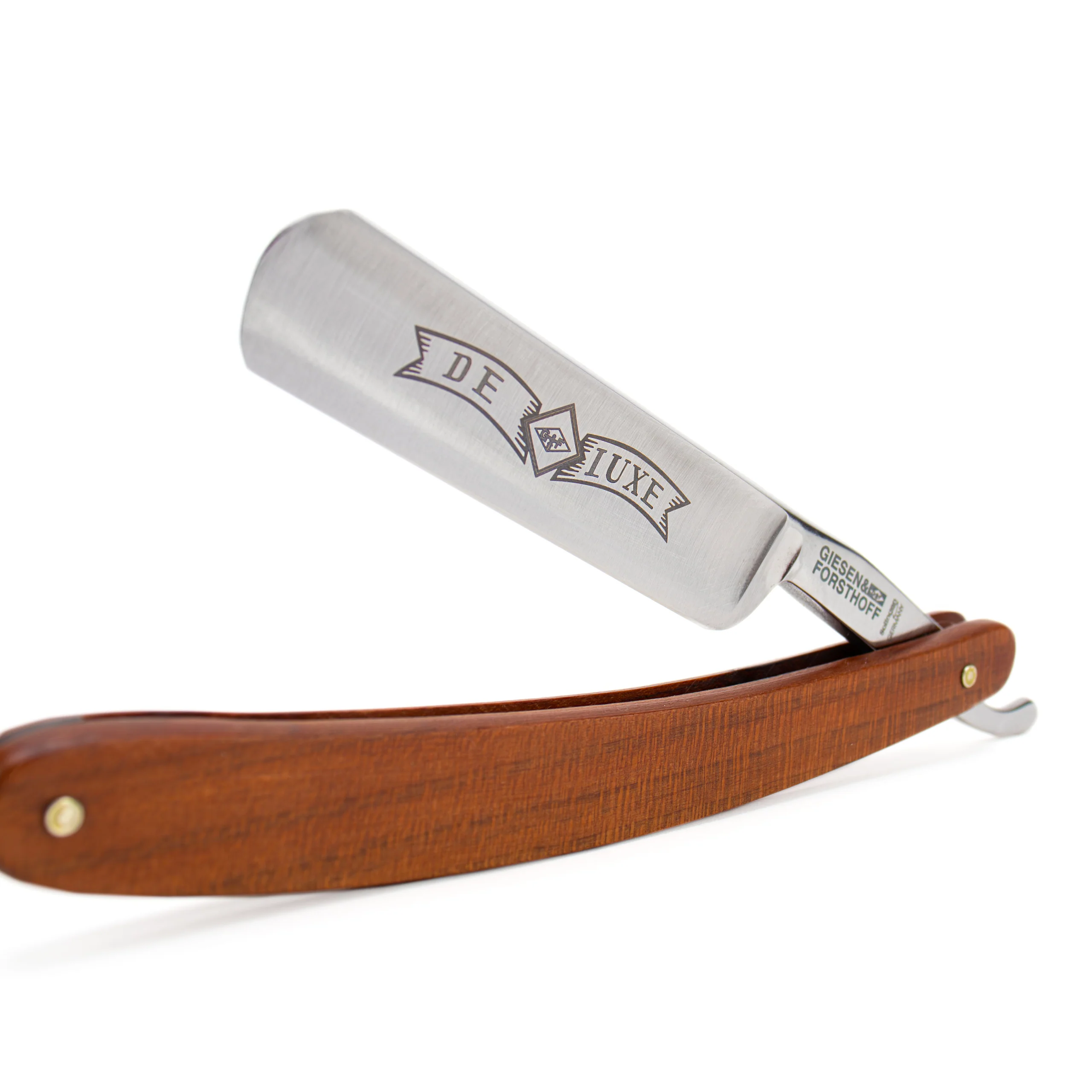Giesen & Forsthoff 'DE LUXE' Plumwood Straight Razor (#394)