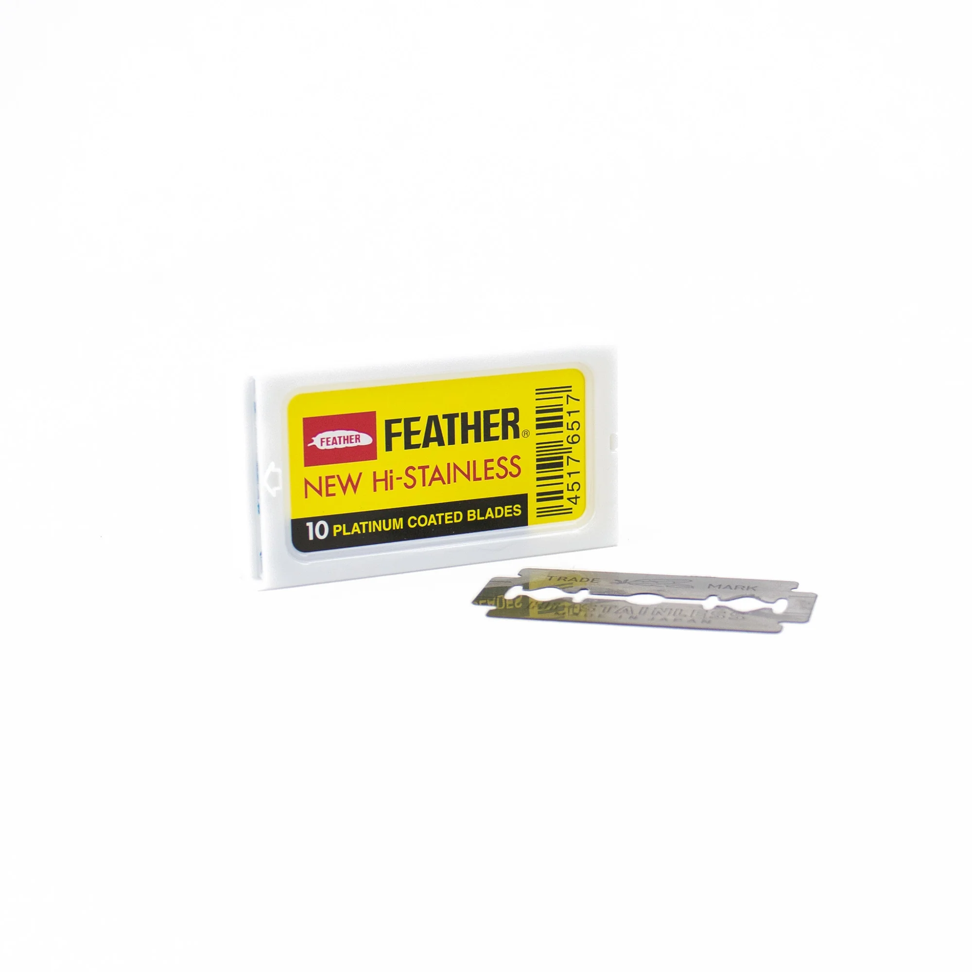 Feather Hi-Stainless Platinum Coated Blade (1 x 10)