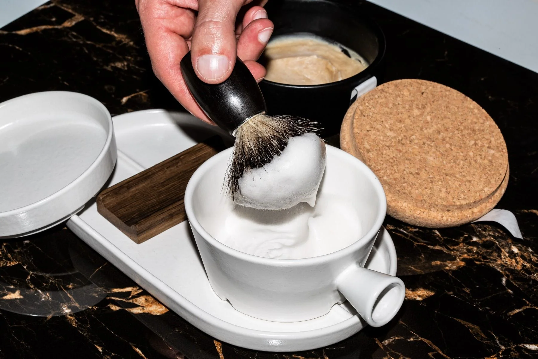 Dovo Shaving Soap - Deep Leather