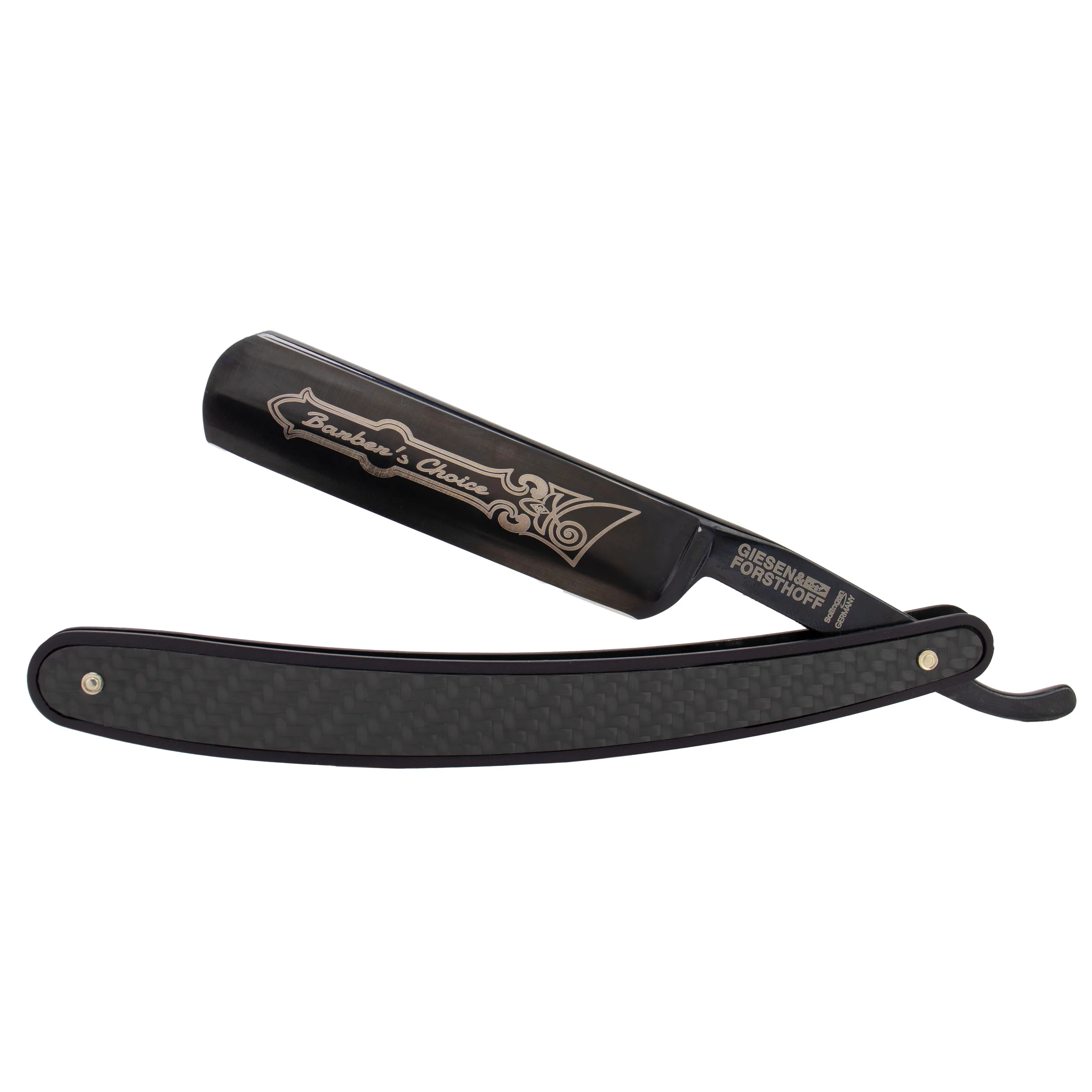 Giesen & Forsthoff 'Barbers Choice'  black Straight Razor