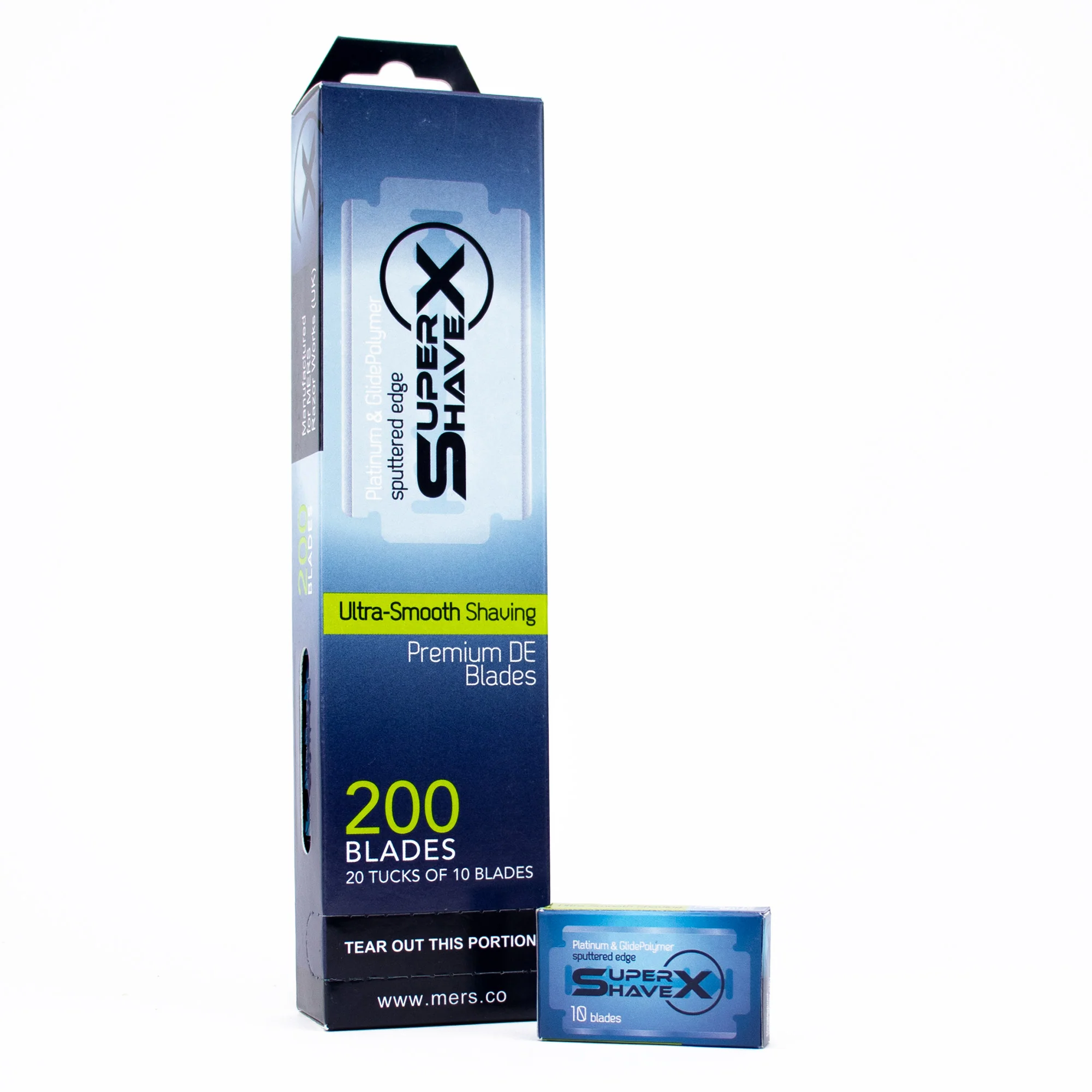 Super Shavex Platinum Double Edge Blades (20 x 10)