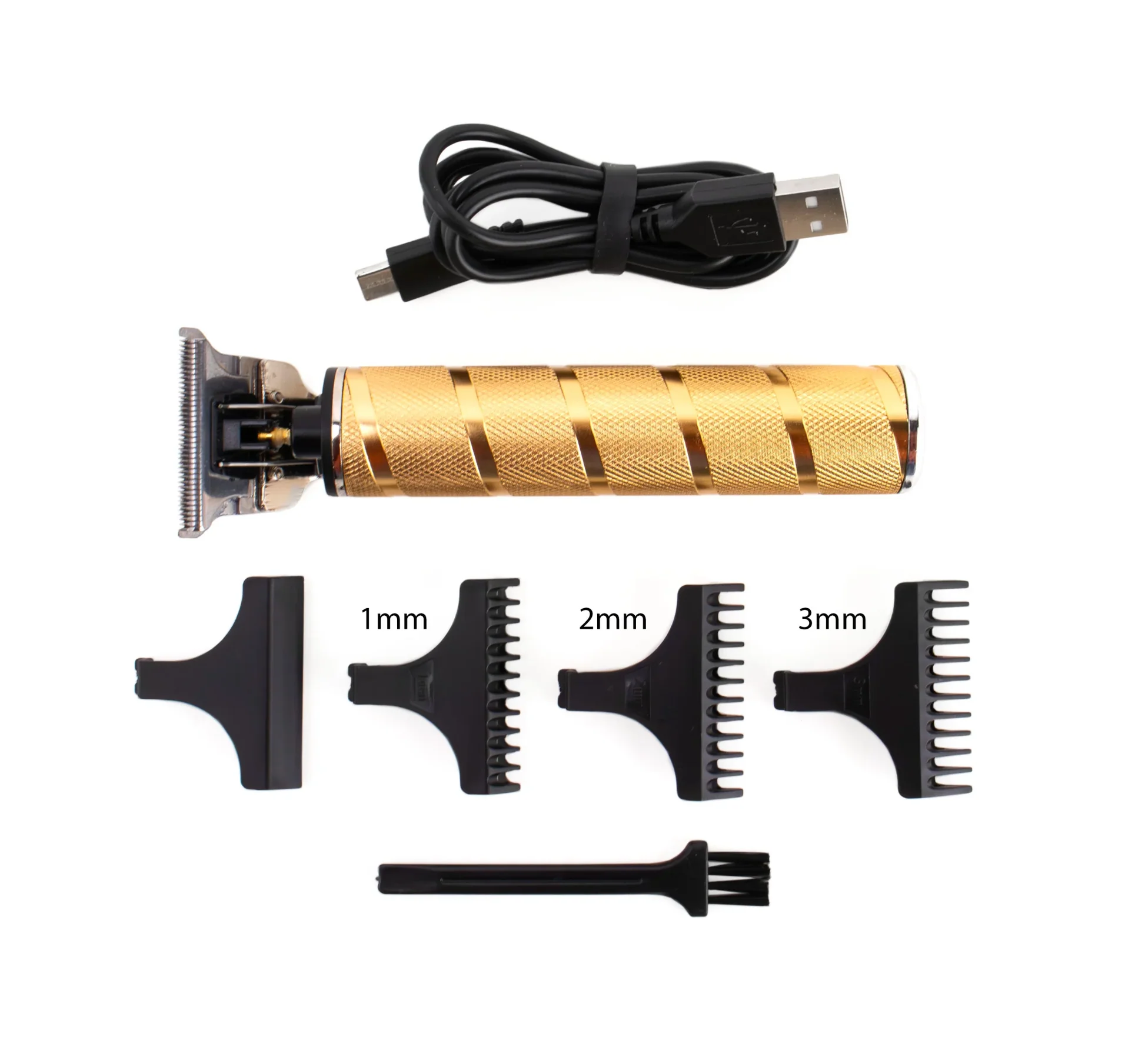 Barbarossa Brothers Skeleton Hair & Beard Trimmer - Knurled Gold